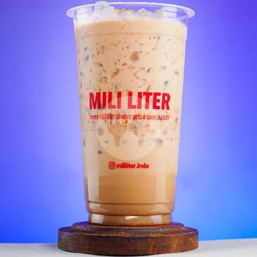 Huzelnut Choco Cream Milk (Cup 22oz) menu Mili Liter, Mardani Raya