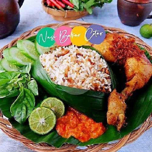 Nasi Bakar + Ayam Goreng menu Nasi Bakar Cetar, Lemahwungkuk