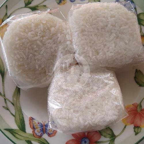 Lontong menu Mie Ayam Bakso Pak Pendek, Puspanjolo Tengah