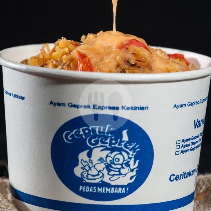 Ayam Geprek Topping Pete menu Gepruk Geprek, Keputih