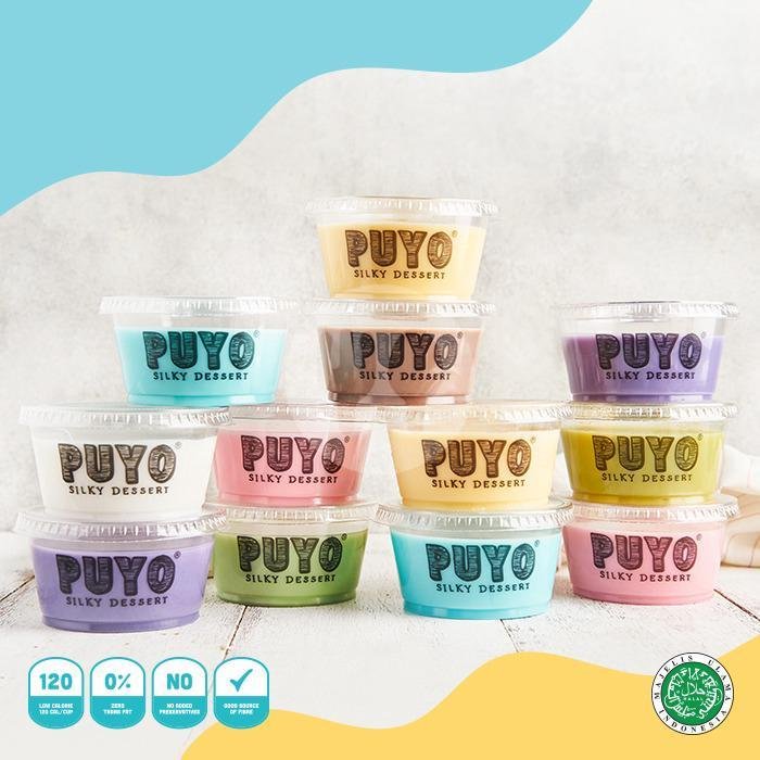 Paket 1/2 Lusin Puding Puyo menu Puyo Silky Desserts, 23 Paskal