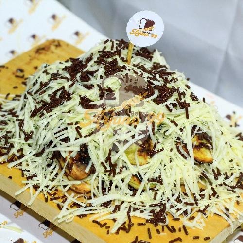 Pisang Bakar Kacang Coklat Keju menu Roti Bakar Arjuno 99, Pasar Minggu