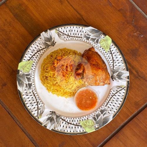 Nasi Kabsah (Paha Atas) menu Almazaq Kebab, Pasuruan