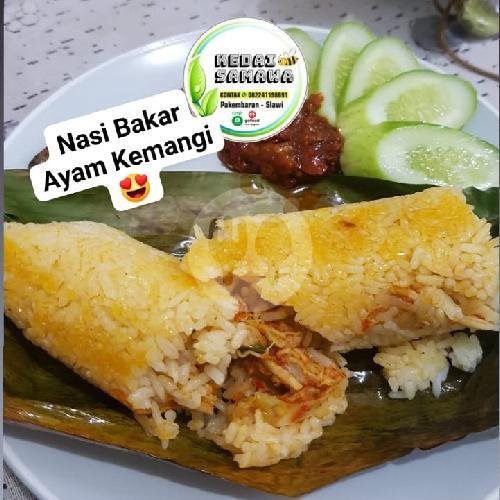Nasi Kuning Perkedel menu Kedai Samawa, Slawi