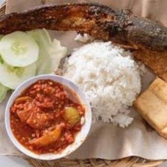 RAWON + NASI menu Penyetan Laris Timoho, Resto Soto Suroboyo Pak Min