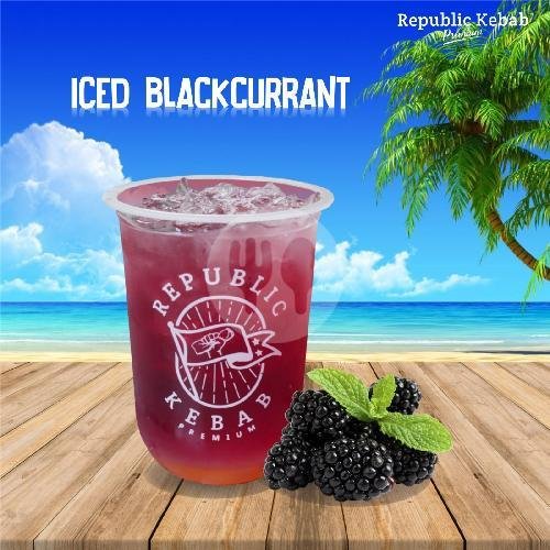 Iced Blackcurrant menu Republic Kebab Premium, Gunung Batu