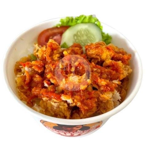 Ricebowl Chicken Spesial menu Putu Resto Rice Bowl, Purbayan