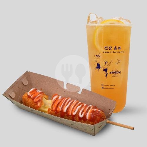 Buy 1 Yuzu Mojito Tea Large Get 1 Choco Oreo Sundae menu Annyeong Milk & Fruits, Ujungberung