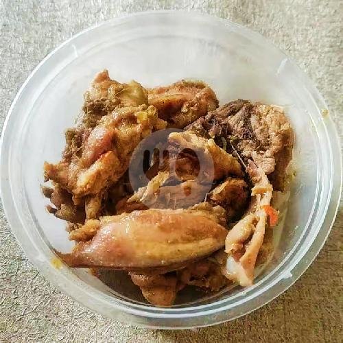 Nasi Belungan Ayam Betutu + Sate Lilit Ayam menu Masakan Bali Mbak Ira, Blimbing