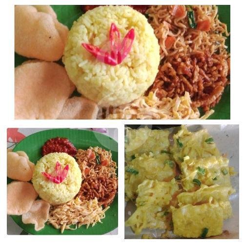 Paket 2 Naskun Telor Dadar Iris  Free Tempe Mendoan   1 Porsi menu Nasi Kuning Kedai Berkah dan Ayam Geprek, Cibeunying Kidul