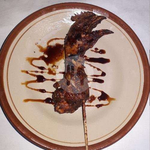Sate Kepala Ayam Bumbu Kecap menu Sate Ayam Madura Cak Romli, Minggir