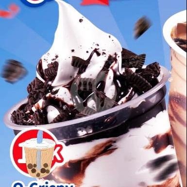 Super-Triple Milk Tea ( L ) menu Mixue Gentan, Baki Gentan