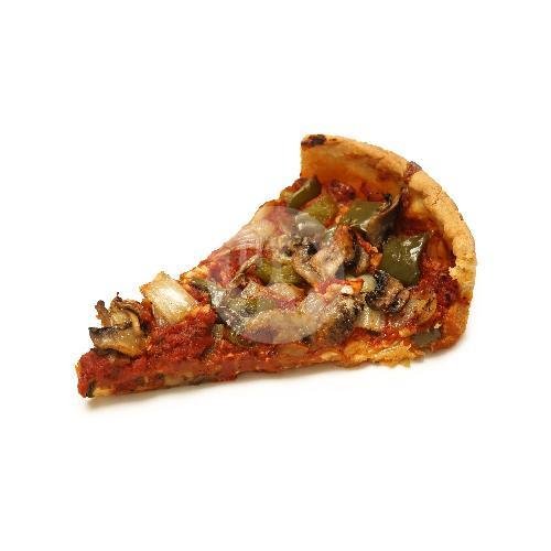 Deep Dish Pizza Slice Giulias Signature menu Giulias Chicago Pizzeria