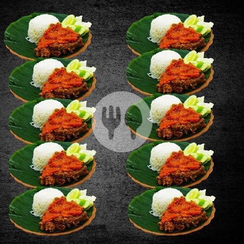 Nasi + Ayam Geprek Uk Besar menu Geprek Bos, Kopo