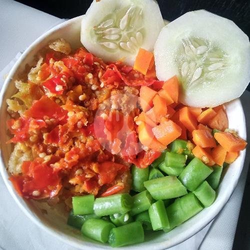 Rice Bowl Ayam Penyet Paha Atas menu Omah Lima, Pakualaman
