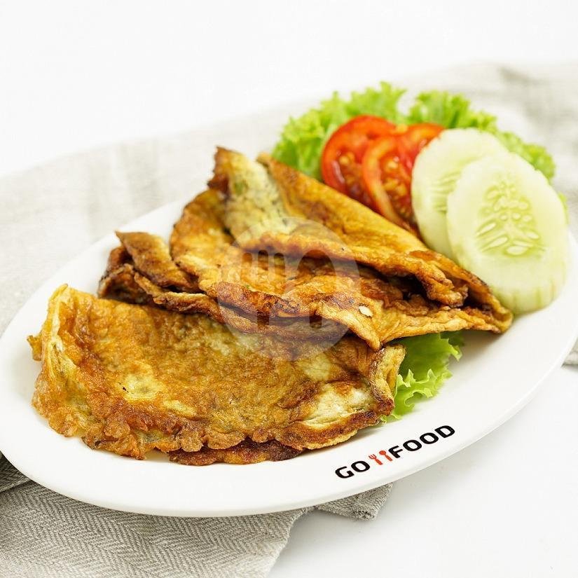 Lalapan Jamur Crispy+Nasi menu Warung Tahu Telor dan Lalapan Mbak Ida, Lowokwaru