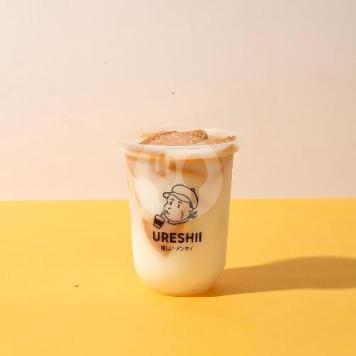 Charcoal Latte menu Ureshii Mentai, Margaasih