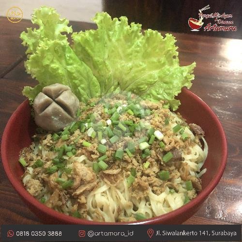 Pangsit Mie Ayam Bakso menu Artamara Pangsit Mie & Dimsun, Siwalankerto