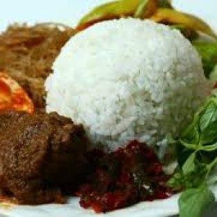 Nasi Rames Telor Balado menu Warteg Bu Dewi, Palebon, Pedurungan Semarang