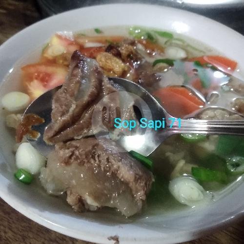 Sop Daging menu Sop Sapi Garuda 71 Pak Oos, Garuda Kemayoran