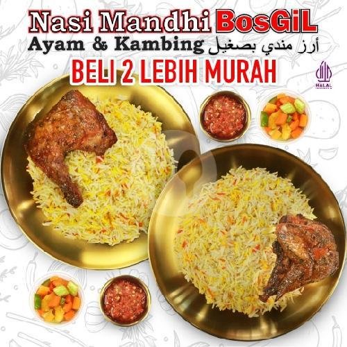 Paket Nasi Kambing menu Nasi Mandhi Bosgil, Ampel