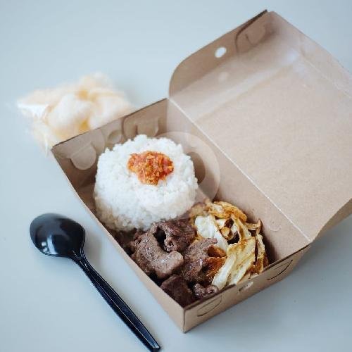 Nasi Daging Asin menu AYO mAKAN DAGING