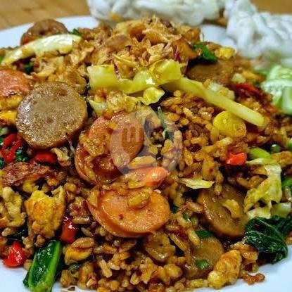 Nasi Goreng Ayam , menu Nasi Goreng Singkie, Depan Bank BJB Cibeusi