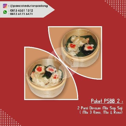 Paket Hemat Dimsum Mix 2 menu Pancake Durian dan Dimsum, Solok 4