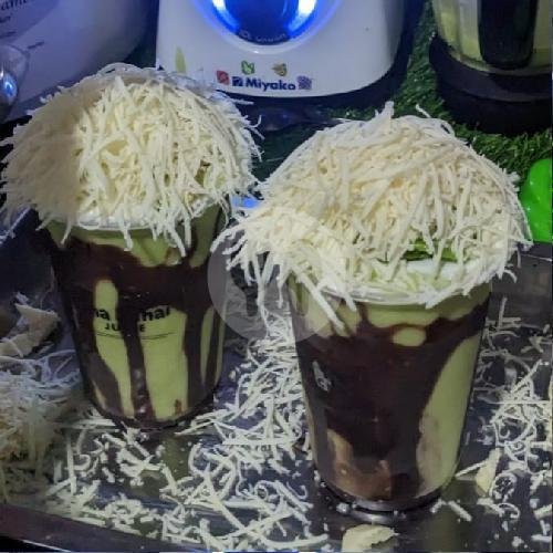 Jus Alpukat menu Lalapan Bu Laos, Klampok Kasri