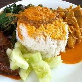 Nasi Sayur menu RM. Citra Sari Masakan Padang Madiun