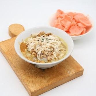 5 Bubur Kacang Ijo/Ketan Item/Campur + 5 Helai Roti menu Warkop 1899, Puri Mutiara
