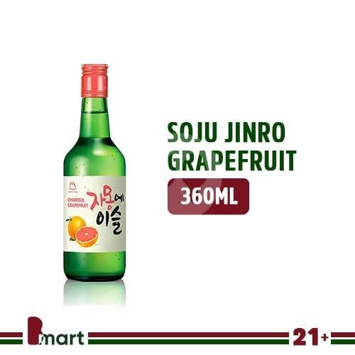 [21+] Soju Jinro Grapefruit 360 Ml menu Bmart Kemang, Jl Kemang Raya No31 Rt 9 Rw 1
