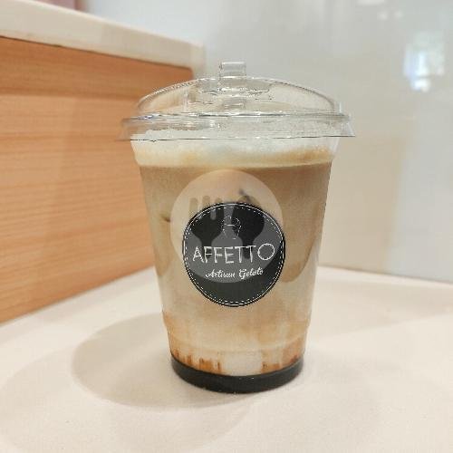 Ice Shaken Spanish Latte menu Xie Xie Boba x Affetto Gelato