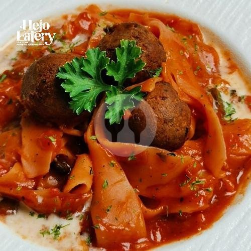 Vegan Bolognese Meatball Pasta menu Hejo Eatery Vegan & Plant Based Comfort Food, Eyckman