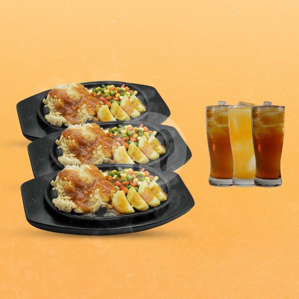 Trio Hemat 2 menu Steak Moen-Moen, Solo Square