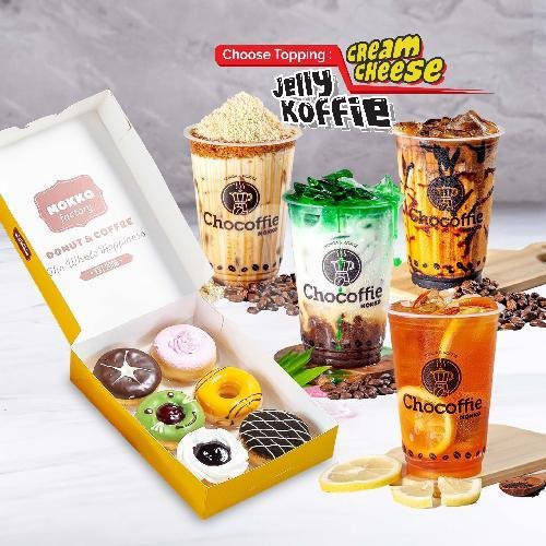 Paket Rame Rame menu Chocoffie Kopi & Donut, Java Supermall