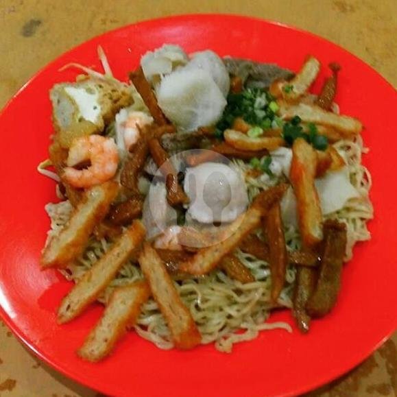 Bakmie Udang Pangsit menu Bakmi Ace, Tambora