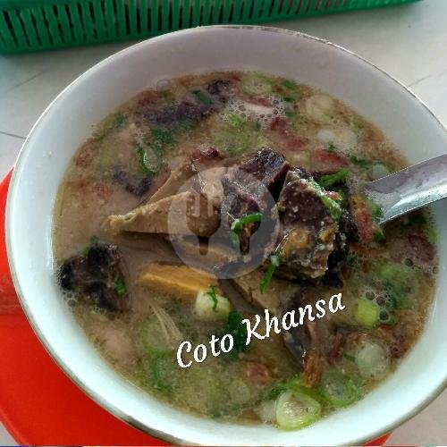 Coto Campur menu Coto Makassar & Es Pisang Ijo Khansa, Baciro