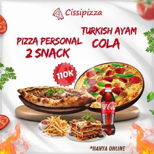 Bundling Hemat menu Cissipizza, Kanjuruhan Asri