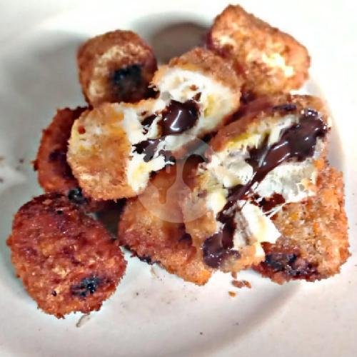 Pisang Muncrat Coklat menu Jajanan Rengga Manjo, Gurun Laweh Nan XX