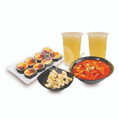 Combo 2 menu Smile Kimbab Gandaria, Gandaria City Mall, Lt UG