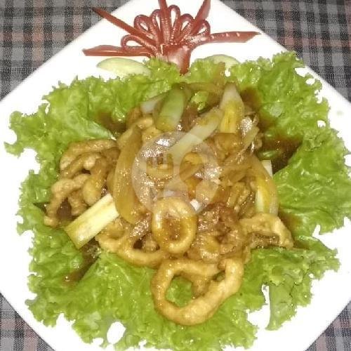 Cumi Goreng Tepung menu Rumah Makan Saung Bale, Perumahan Sadang Sari