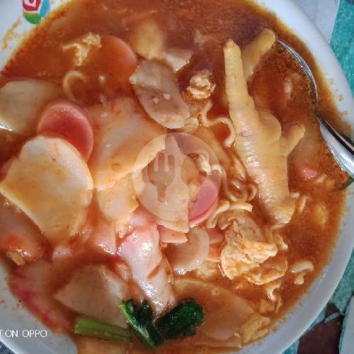 Mix Cikuwa menu Seblak Nn Teh Wulan, Bangsal