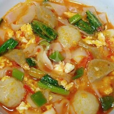 Seblak Mie Special Syomay + Lidah Tahu menu Kusuka Seblak, Dimsum Arasi, Sarimanah