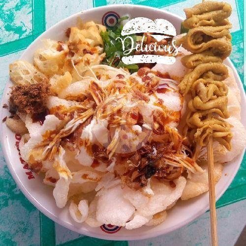 Bubur Ayam Sate Ati Ampela Kuah Opor menu Bubur Ayam Kang Sam Dan Kupat Opor Bandung, Damai