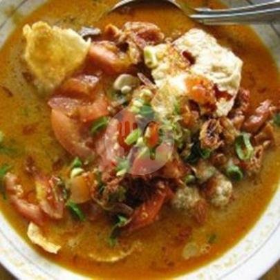 Soto Mie daging+ Nasi menu Soto Mie Bogor Mang Andri, Karet