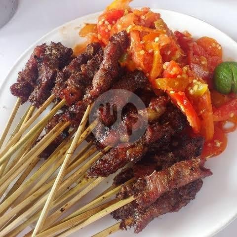 Sate Sapi 10 Tusuk menu Sate Madura Pak Kumis SD, Nata Endah