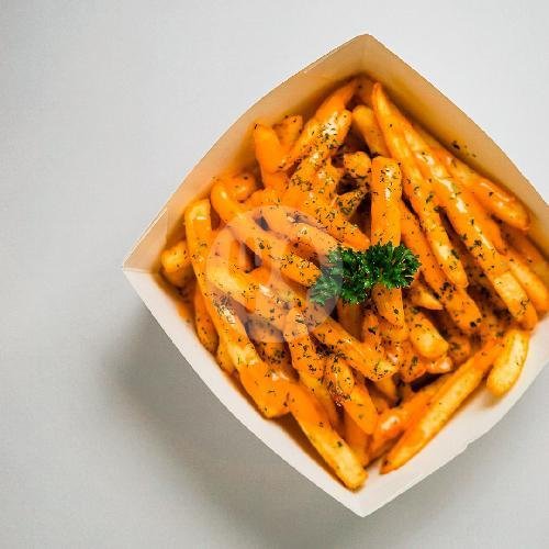 Kirby menu BURN BURGER, Lembang