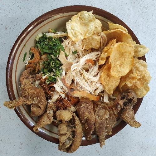 Bubur Ayam Kulit 1 / 2 Porsi menu Bubur Ayam Maranata, Univ. Maranatha