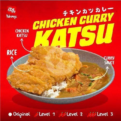 Chicken Curry Katsu menu Nobunaga Sushi, Madiun